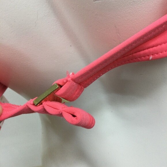 Kate Spade Women Bright Peony Spring Twisted Tie Bikini Bra Top S20280 Large NWT - Picture 4 of 11